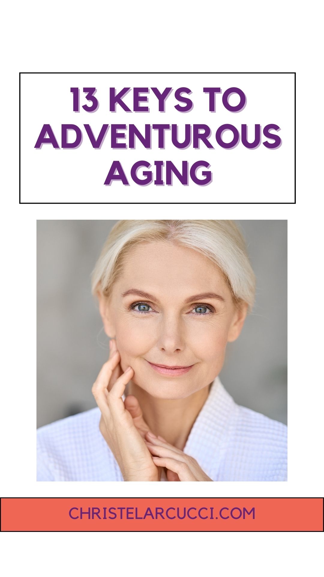 Picture of a beautiful older woman to illustrate the topic of aging gracefully